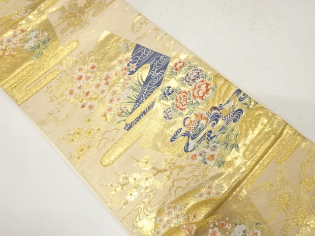 Japanese Kimono / Fukuro Obi Silk